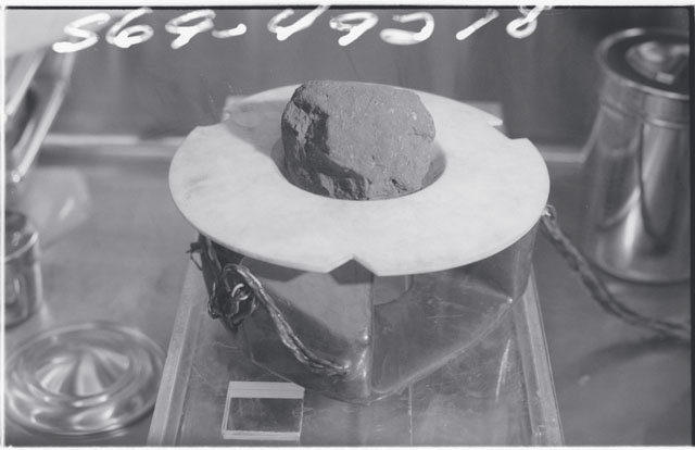 Black and white Processing photograph of Apollo 11 Sample(s) 10046.