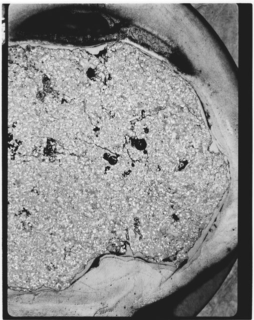 Black and white Thin Section photograph of Apollo 11 Sample(s) 10017.
