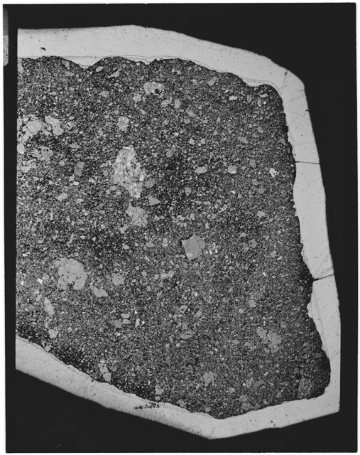 Thin Section photograph of Apollo 11 sample(s) 10021,0
