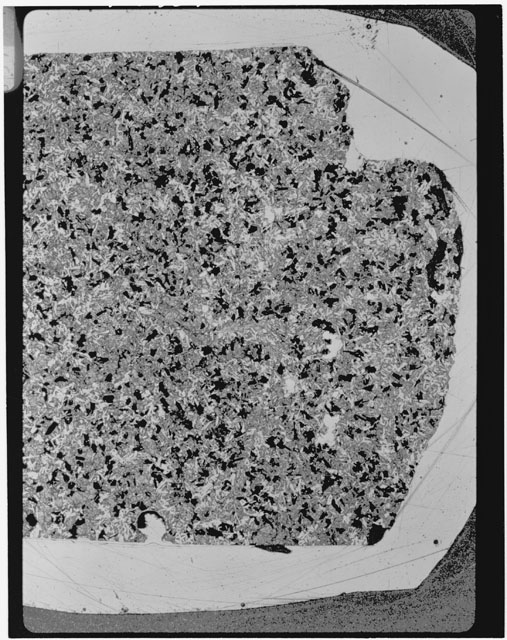Black and white Thin Section photograph of Apollo 11 Sample(s) 10003.