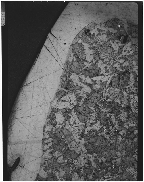 Black and white Thin Section photograph of Apollo 11 Sample(s) 10044,50.