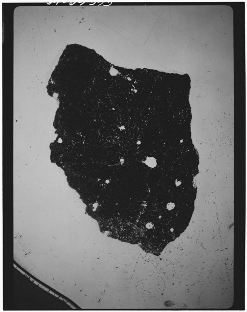 Thin Section photograph of Apollo 11 sample(s) 10069,0