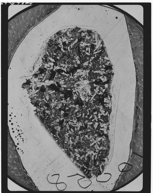 Thin Section photograph of Apollo 11 sample(s) 10058,0