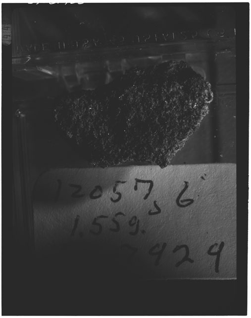 Black and white Processing photograph of Apollo 12 Sample(s) 12057,6.