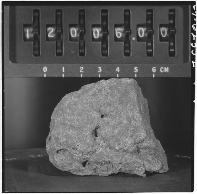Black and white stereo photograph of Apollo 12 Sample 12006.