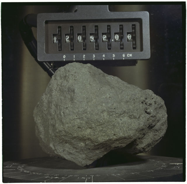 Color Processing photograph of Apollo 12 Sample(s) 12052,0.