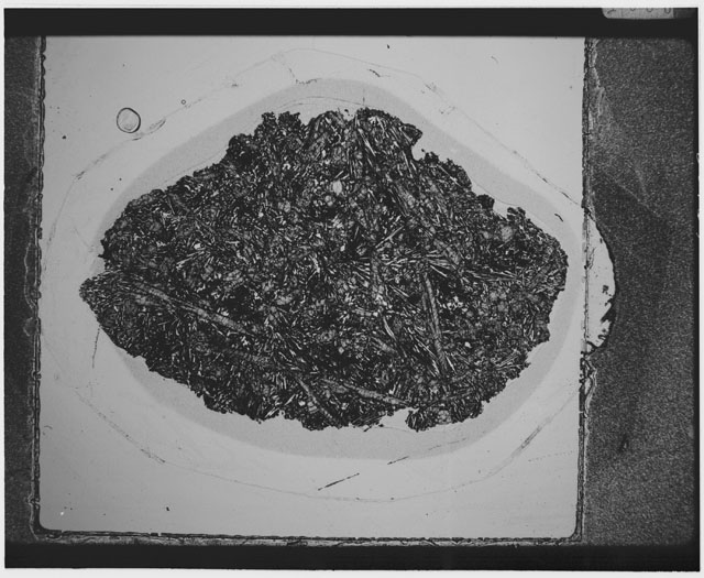 Black and white Thin Section photograph of Apollo 12 Sample(s) 12065,12.