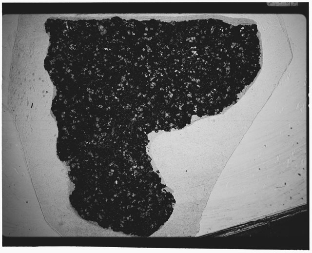 Black and white mosiac Thin Section photograph of Apollo 12 Sample(s) 12022,12.