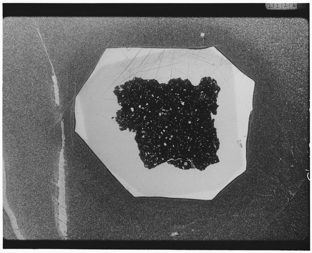 Black and white Thin Section photograph of Apollo 12 Sample(s) 12034,2.