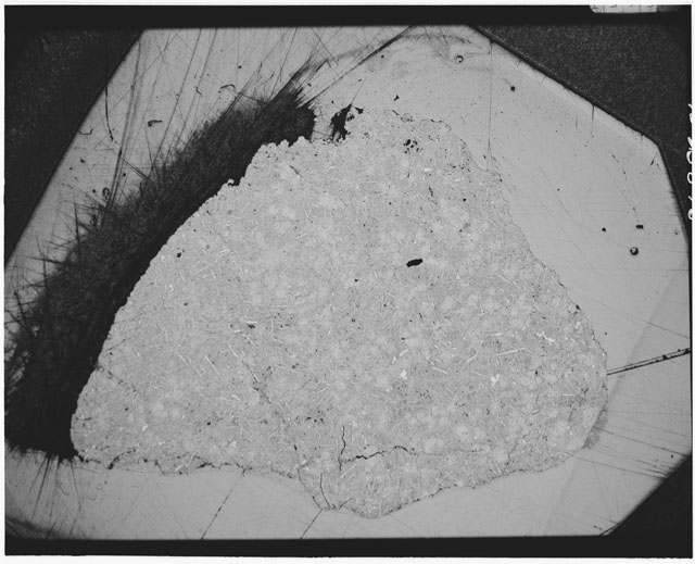 Black and white Thin Section photograph of Apollo 12 Sample(s) 12022,8.