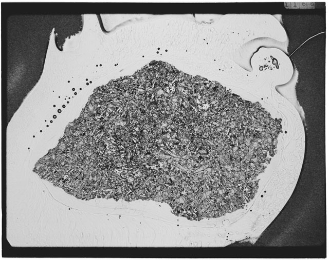 Black and white Thin Section photograph of Apollo 12 Sample(s) 12002,5.