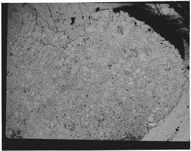 Black and white mosiac Thin Section photograph of Apollo 12 Sample(s) 12022,11.