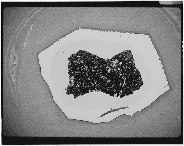 Black and white Thin Section photograph of Apollo 12 Sample(s) 12034,4.