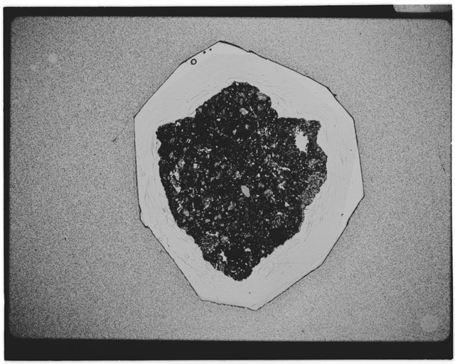 Black and white Thin Section photograph of Apollo 12 Sample(s) 12010,5.