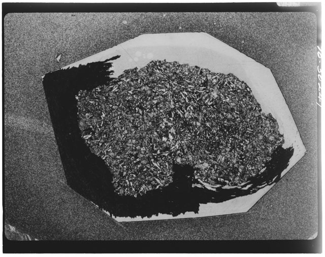 Black and white Thin Section photograph of Apollo 12 Sample(s) 12002,8.