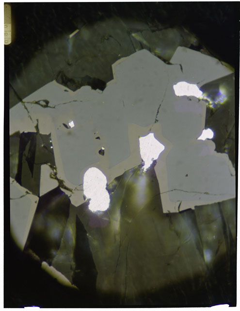 Color magnified Thin Section photograph of Apollo 12 Sample(s) 12002,9.