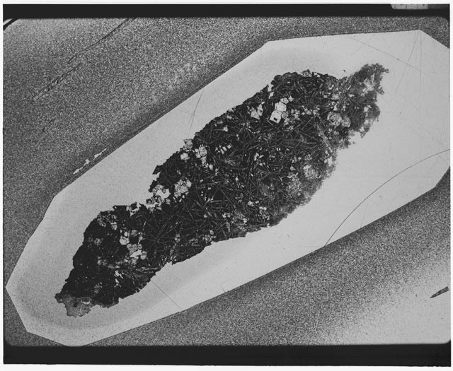 Black and white Thin Section photograph of Apollo 12 Sample(s) 12009,9.
