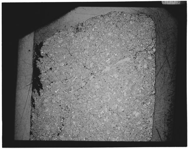 Black and white mosaic Thin Section photograph of Apollo 12 Sample(s) 12002,158.