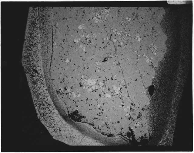 Black and white Thin Section photograph of Apollo 12 Sample(s) 12009,10.
