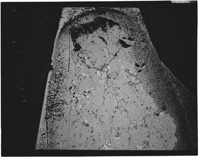 Black and white Thin Section photograph of Apollo 12 Sample(s) 12009,10.