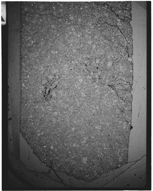 Black and white mosaic Thin Section photograph of Apollo 12 Sample(s) 12002,164.