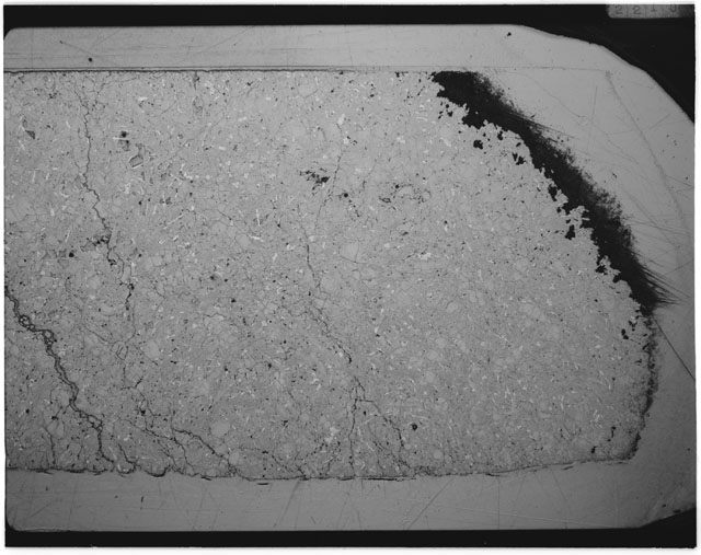 Black and white mosaic Thin Section photograph of Apollo 12 Sample(s) 12002,162.