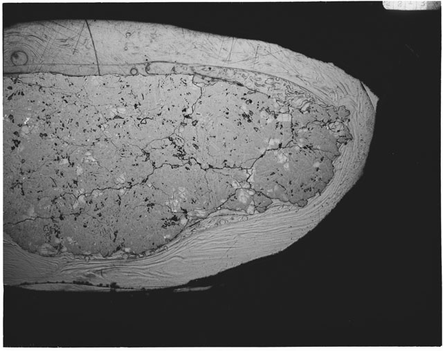 Black and white Thin Section photograph of Apollo 12 Sample(s) 12009,13.
