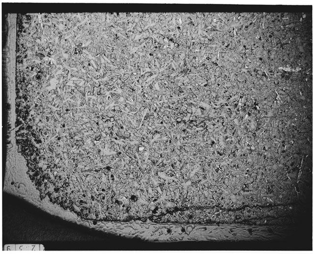 Black and white Thin Section photograph of Apollo 12 Sample(s) 12051,55.