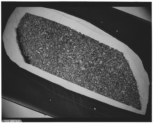 Black and white Thin Section photograph of Apollo 12 Sample(s) 12002,162.