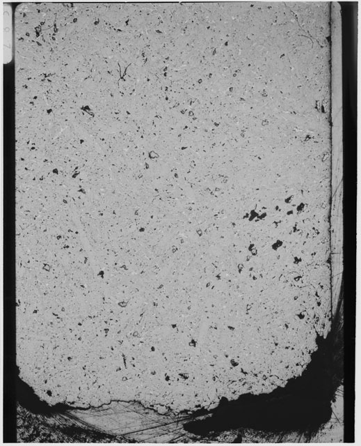 Black and white mosaic Thin Section photograph of Apollo 12 Sample(s) 12065,95 using reflective light.