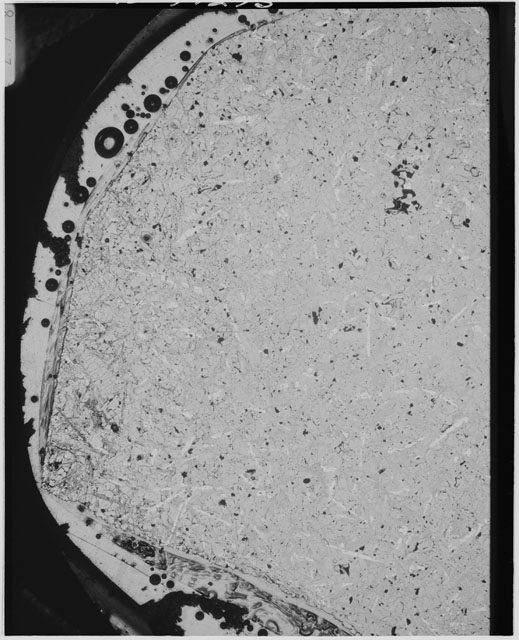 Black and white Thin Section photograph of Apollo 12 Sample(s) 12051,59.
