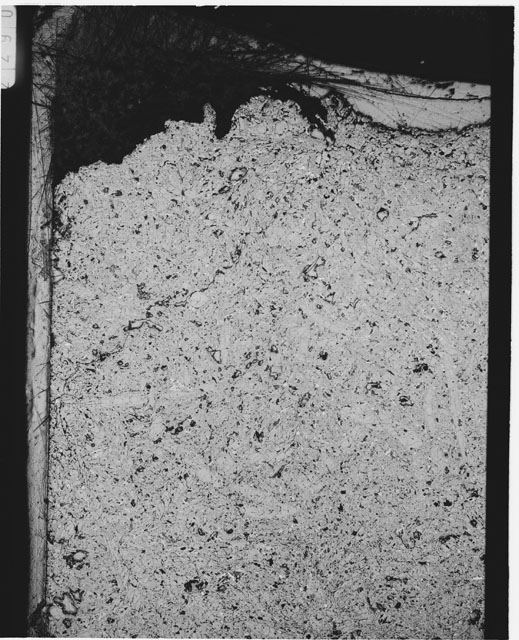 Black and white mosaic Thin Section photograph of Apollo 12 Sample(s) 12065,93 using reflective light.