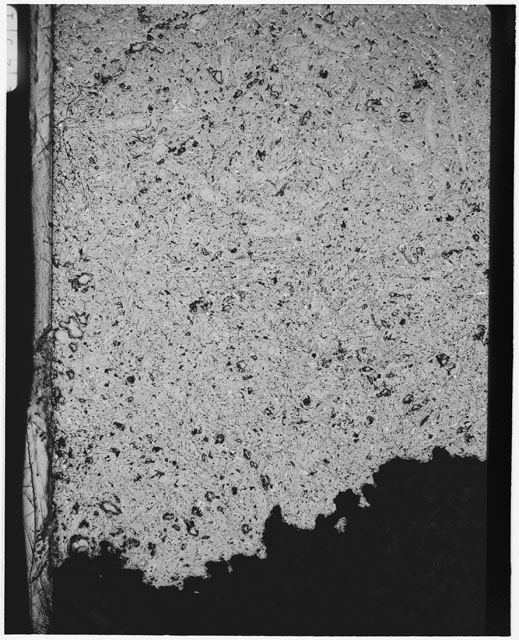 Black and white mosaic Thin Section photograph of Apollo 12 Sample(s) 12065,93 using reflective light.