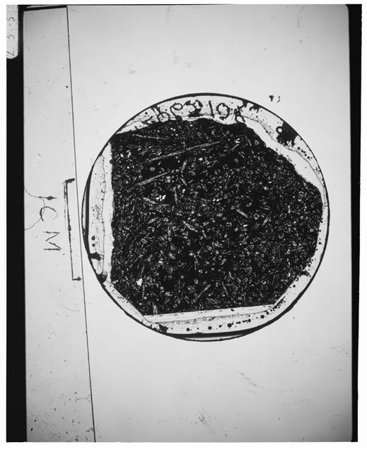 Black and white Thin Section photograph of Apollo 12 Sample(s) 12065,109.