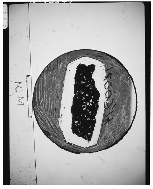 Black and white Thin Section photograph of Apollo 12 Sample(s) 12009,14.