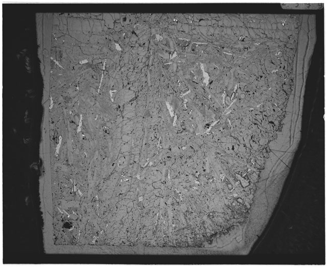 Black and white mosaic Thin Section photograph of Apollo 12 Sample(s) 12021,135.