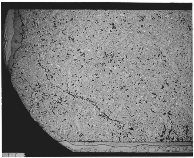 Black and white mosaic Thin Section photograph of Apollo 12 Sample(s) 12065,97 using transmitted light.