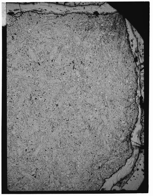 Black and white mosaic Thin Section photograph of Apollo 12 Sample(s) 12065,109 using transmitted light.