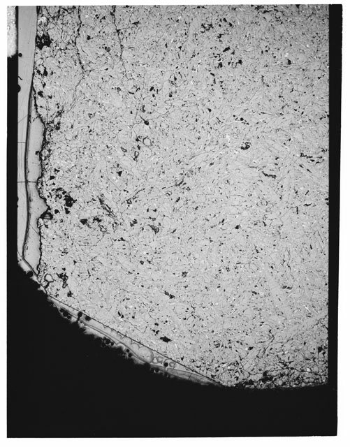 Black and white mosaic Thin Section photograph of Apollo 12 Sample(s) 12065,106 using transmitted light.
