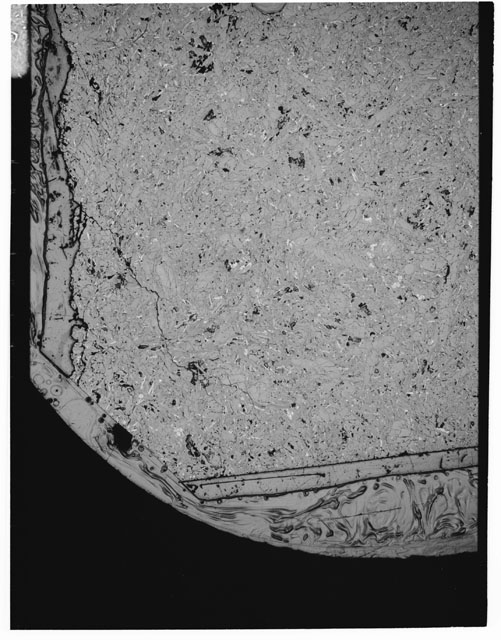 Black and white mosaic Thin Section photograph of Apollo 12 Sample(s) 12065,108 using transmitted light.