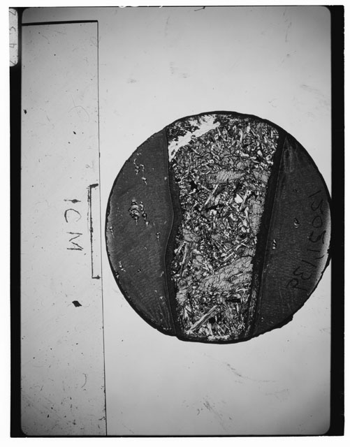 Black and white Thin Section photograph of Apollo 12 Sample(s) 12021,139.