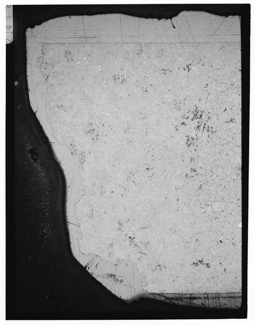 Black and white mosiac Thin Section photograph of Apollo 12 Sample(s) 12022,111.