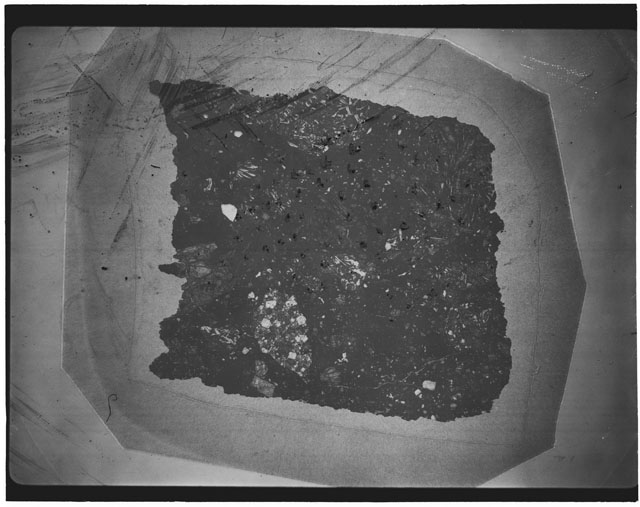Black and white Thin Section photograph of Apollo 12 Sample(s) 12010,30.