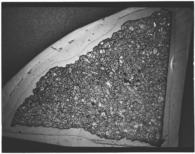 Thin section photograph of Apollo 12 sample 12018,0.