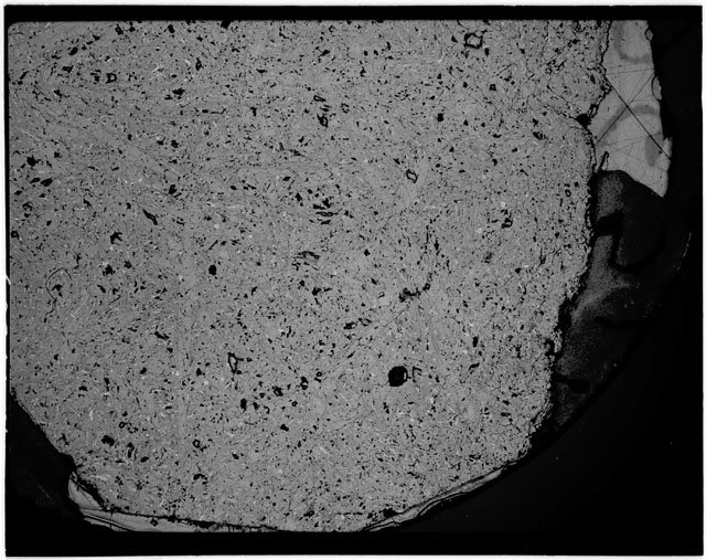 Black and white mosaic Thin Section photograph of Apollo 12 Sample(s) 12065,112 using transmitted light.
