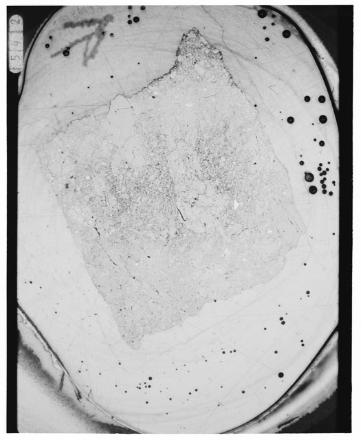Black and white Thin Section photograph of Apollo 12 Sample(s) 12010,32.