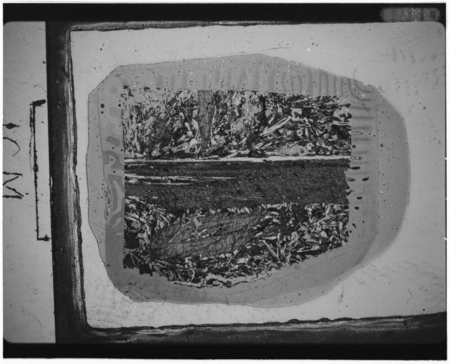 Black and white Thin Section photograph of Apollo 12 Sample(s) 12021,145.