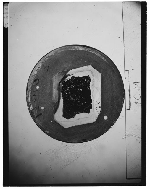 Black and white Thin Section photograph of Apollo 12 Sample(s) 12010,31.