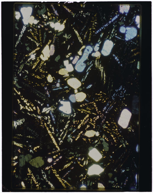 Color Thin Section photograph of Apollo 12 Sample(s) 12008,18.