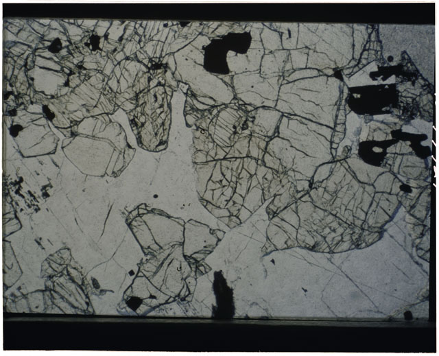 Color Thin Section photograph of Apollo 12 Sample(s) 12035,24 using transmitted light.